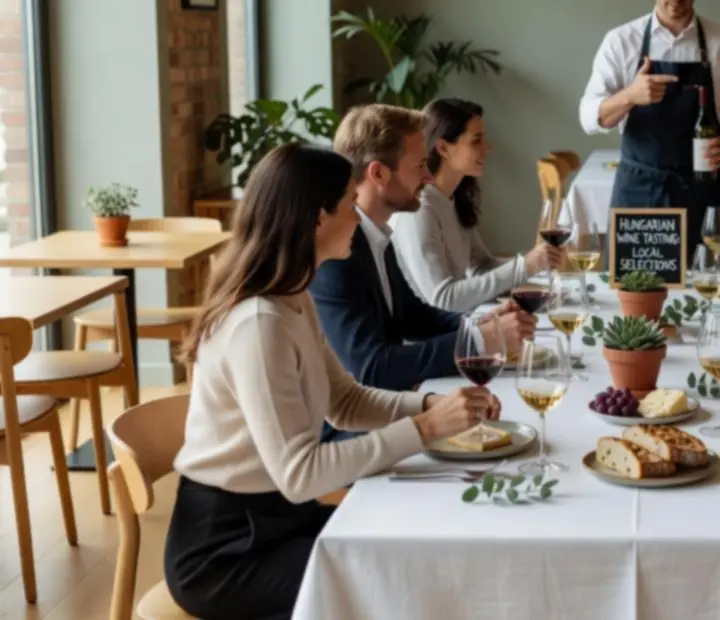 Intim borkóstoló est a Jobbplatformok eco‑bistro terében